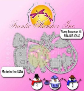 Frantic Stamper Cutting Die- Plump Snowman Kit
