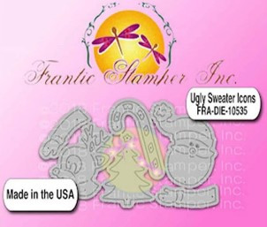 Frantic Stamper Cutting Die- Ugly Sweater Icons