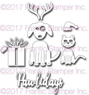 Frantic Stamper Cutting Die- Christmas Pets