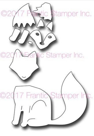Frantic Stamper Cutting Die- Redd Fox