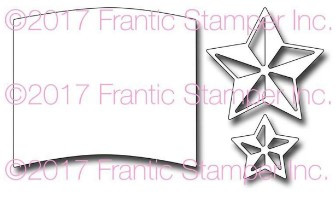Frantic Stamper Cutting Die- 3D Stars and Flag Field