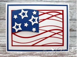 Frantic Stamper Cutting Die- Five Stars and Thin Banners