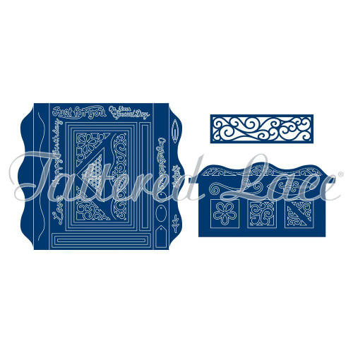 Tattered Lace Picture Window Card Cutting Dies Set ETL347 Includes 38-Dies