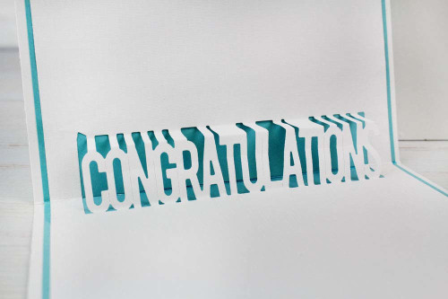 Tattered Lace Pop Up Word - Congratulations Mini Cutting Die Set D1391