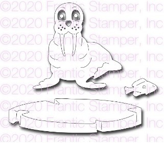 Frantic Stamper Cutting Die- Cute Walrus
