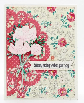 Frantic Stamper Cutting Die- Long Stem Flowers