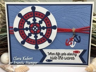 Frantic Stamper Cutting Die- Ship's Wheel