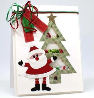 Frantic Stamper Cutting Die- Shaker Christmas Tree