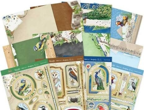 Hunkydory Crafts Botanical Birds Luxury Topper Collection BBIRD101