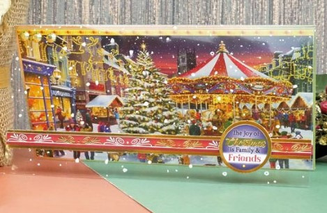 Hunkydory Crafts Winter Warmers Luxury Topper Set- Christmas Market CLASSIC24-903