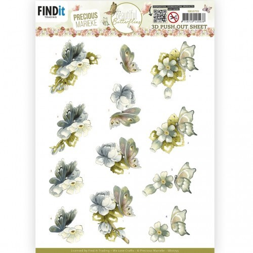 Find it Trading- Precious Marieke- Beautiful Butterflies- Purple SB10756