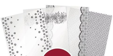 Hunkydory Crafts Stained Glass Christmas Luxury Foiled Acetate LFA244