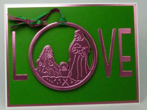 Frantic Stamper Cutting Die- Framed Nativity