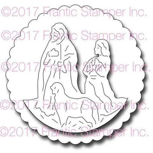 Frantic Stamper Cutting Die- Framed Shepherds