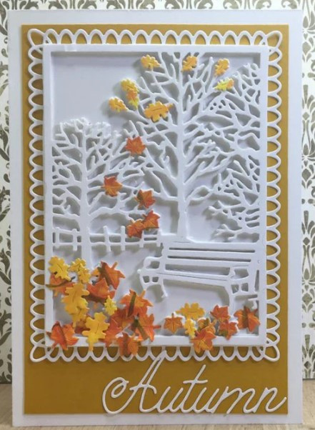 Frantic Stamper Cutting Die- Autumn