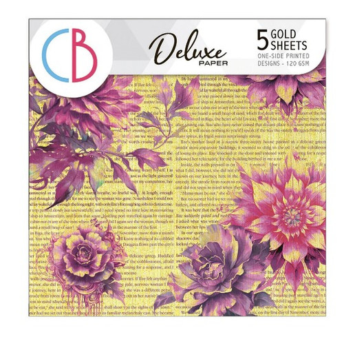 Ciao Bella Deluxe Paper 6x6 Ethereal Papers 5 /pkg - Gold