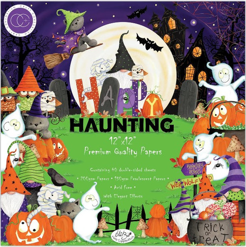 Craft Consortium 12"x12" Paper Pad- Happy Haunting