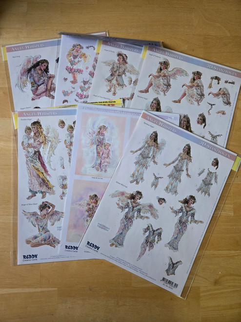 Reddy 3D Precut Angel Whispers - Bundle w/ 7 topper sheets