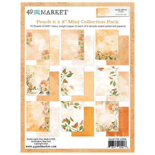 49 and Market- Peach 6x8" Mini Collection Pack
