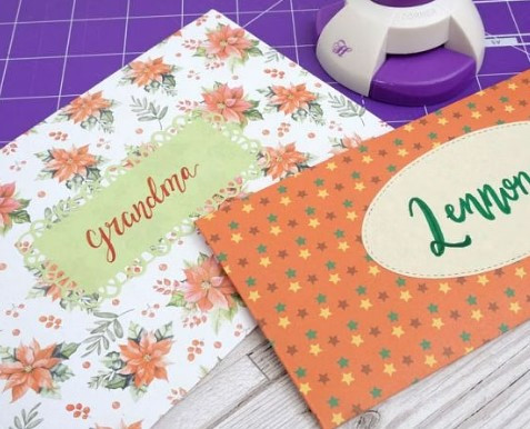 Hunkydory Envelope Making Papers 12.5'' x 12.5" 48 Papers- Christmas Collection