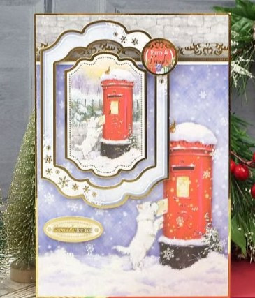 Hunkydory Crafts Santa Paws Luxury Topper Set- Winter Wishes SANTAPAWS904