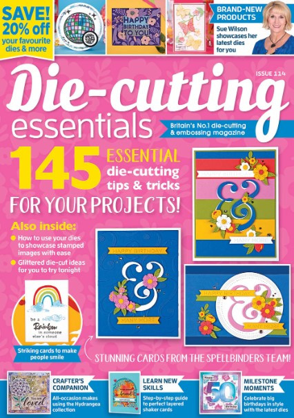 Die-Cutting Essentials Magazine Issue 114 - Sentimental Ampersand