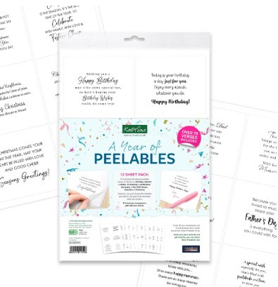 Katy Sue Designs- Kanban Crafts- A Year of Peelables, 72 stickers