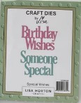 Lisa Horton Crafts- Special Wishes Craft Dies- 2 dies
