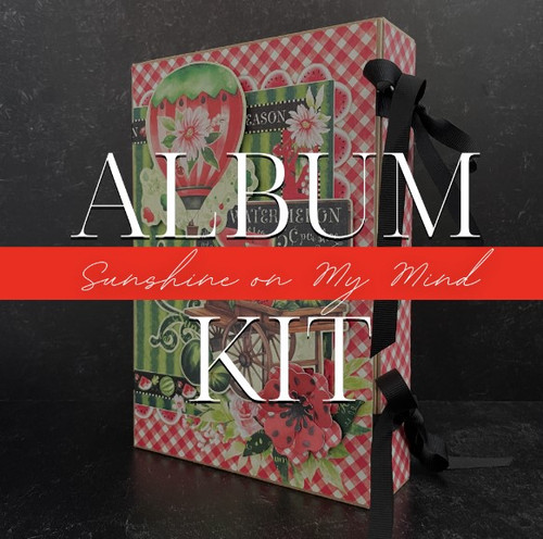 Graphic 45 Album Kit 2024- Sunshine on My Mind- Interactive Folio Album