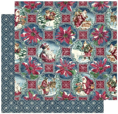 Graphic 45- Let It Snow 12x12 paper- 2 pk- Christmas Dreams