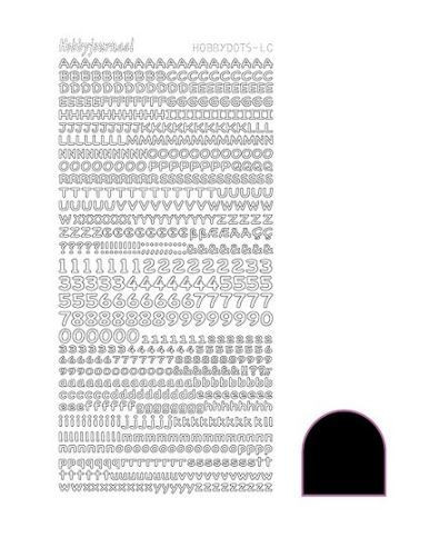 Find It Trading Hobby Dots Mini Alphabet - Black STDALC3