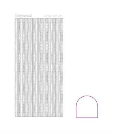 Find It Trading Hobby Lines Mini Pearl Lines -Glossy White HLA010