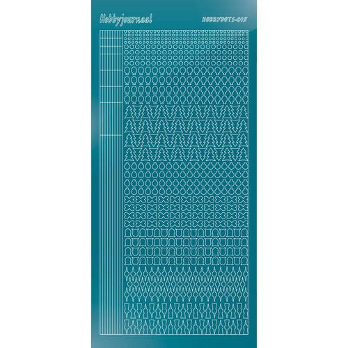 Find It Trading Hobbydots sticker style 15- Mirror - Turquoise