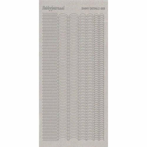 Shiny Details- Scallop -Silver Transparent