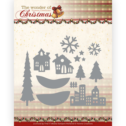 Find It Trading Yvonne Creations- The Wonder of Christmas- Landscape Elements Die Set