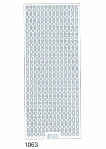 Starform OVAL CHAIN BORDERS 1063 GOLD STICKERS PEELS