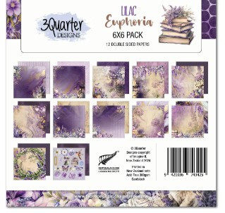 3Quarter Designs- Lilac Euphoria- 6x6 Double-Sided Paper Pack