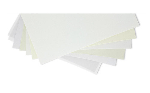 Paper Accents 5x7 Cardstock Assortment Pad - 24pc- Boutique Whites