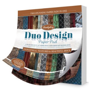 Hunkydory Crafts Duo Design Paper Pack- Industrial Textures & Beautiful Brick