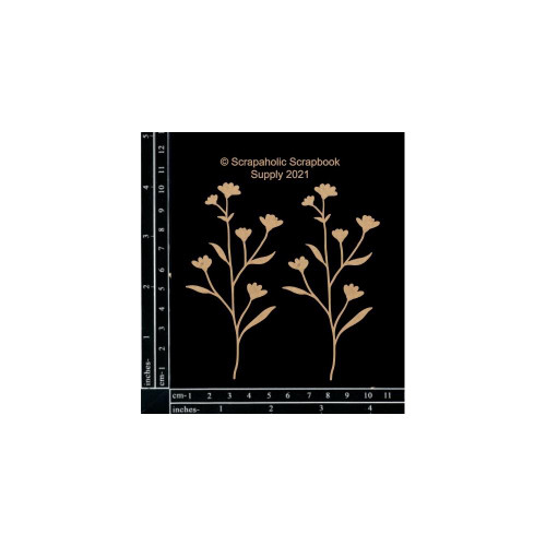 Scrapaholics Laser Cut Chipboard 1.8mm Thick- Botanicals Set 8