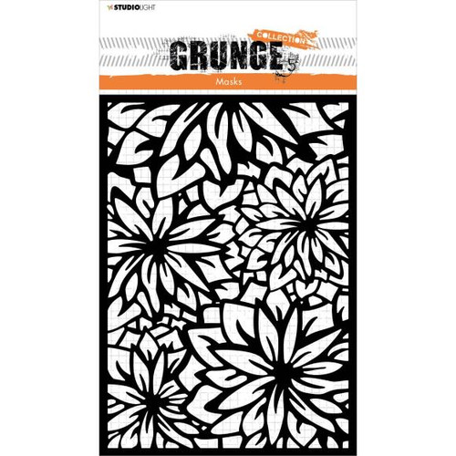 Studio Light- Grunge Collection Mask- Flower Background