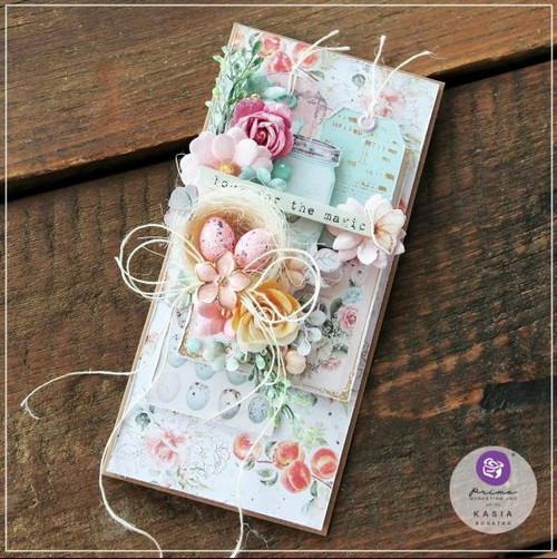 Prima Flowers- Miel- 12x12 Paper Pack