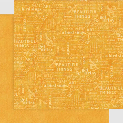 Graphic 45 12x12 Patterns & Solids Pack- Let's Get Artsy