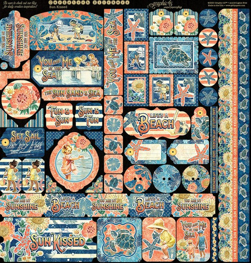Graphic 45 12X12 Collector Pack- Sun Kissed