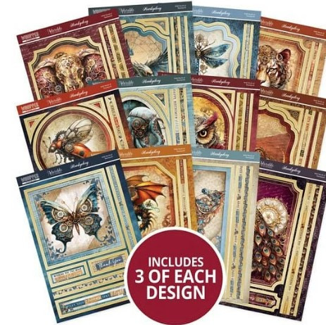 Hunkydory Crafts Whopper Topper Pad- Wild World of Steampunk