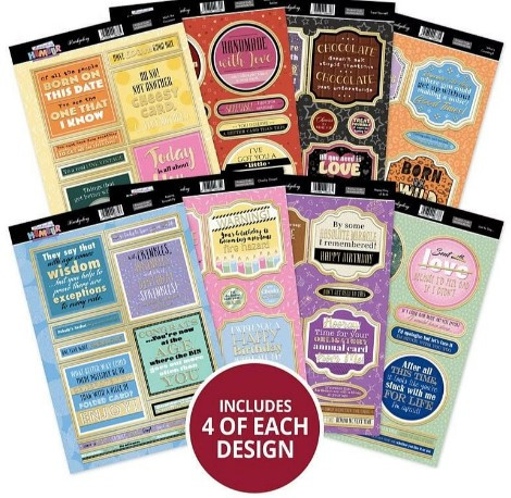 Hunkydory Crafts Humour- Luxury Card Topper Collection