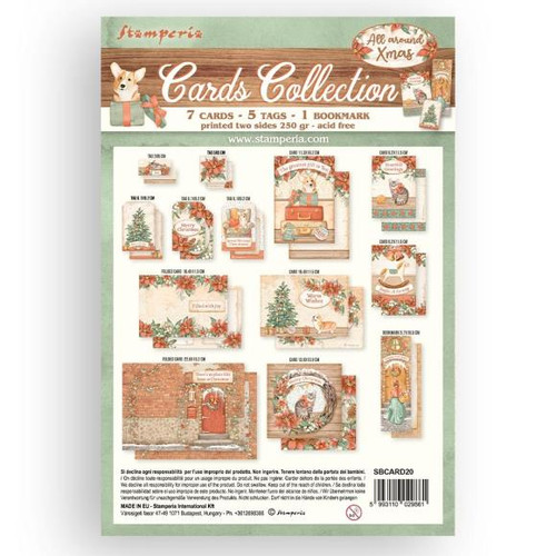 Stamperia Cards Collection - cards, tags - All Around Xmas