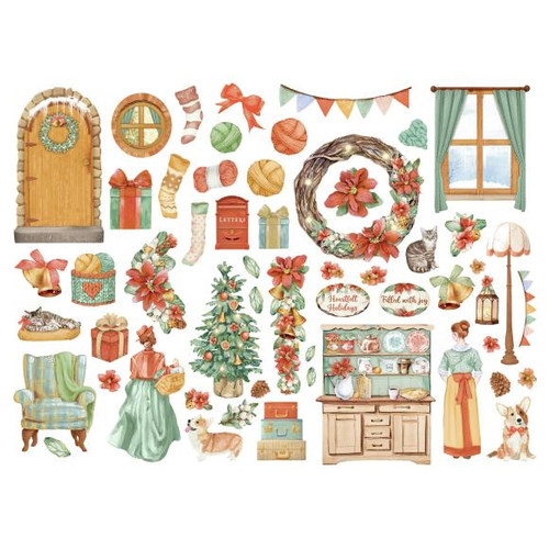 Stamperia Die cuts Assorted - All Around Xmas