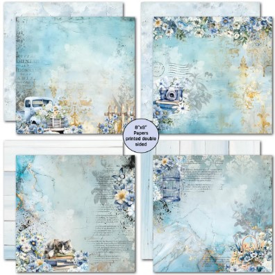 3Quarter Designs- Delicate Harmony- 8x8 Paper Pack