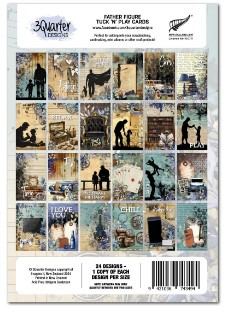 3Quarter Designs- Father Figure- Tuck "N" Play Cards